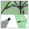 California Umbrella 7.5' Black Aluminum Market Patio Umbrella, Sunbrella Spa 194061334355